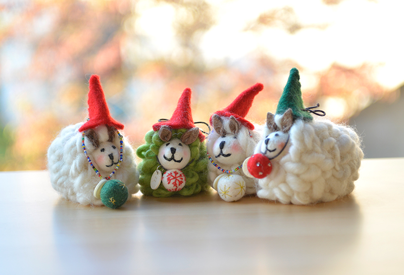 幸せを運ぶ、クリスマスの羊くん